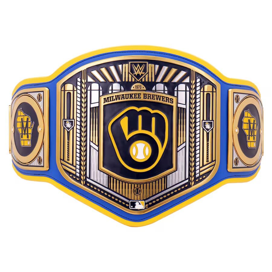 Milwaukee Brewers Legacy Replica Title wrestling Title Belt