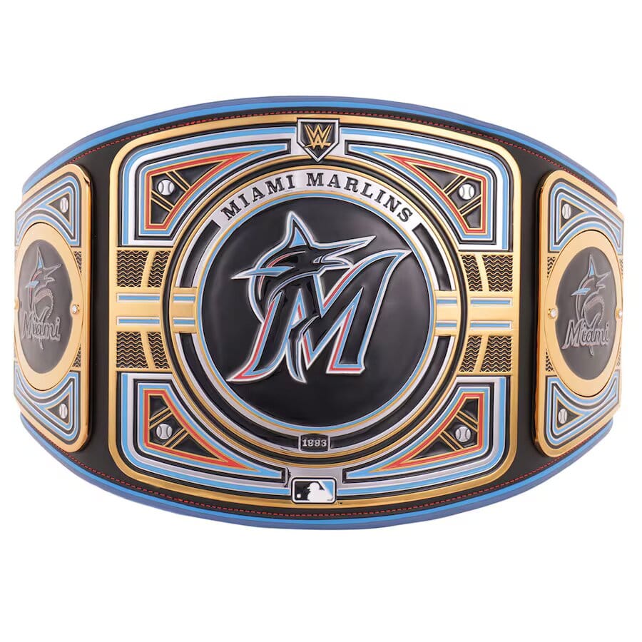 Miami Marlins Legacy Replica Title Wrestling Belt