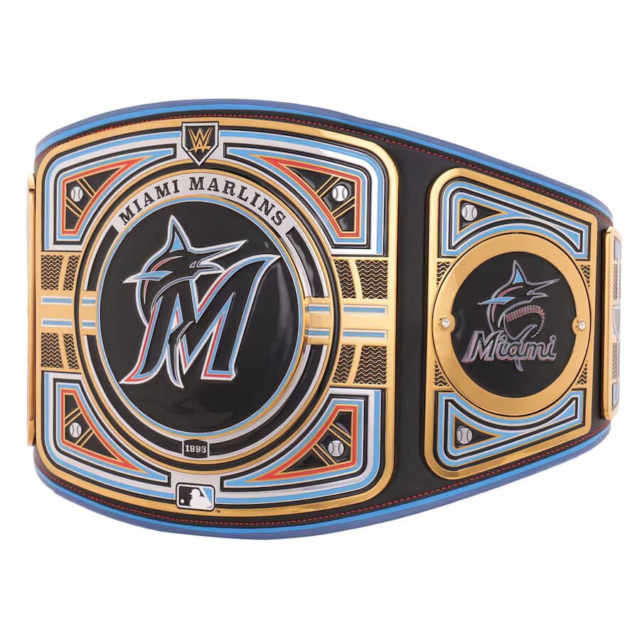 Miami Marlins Legacy Replica Title Wrestling Belt