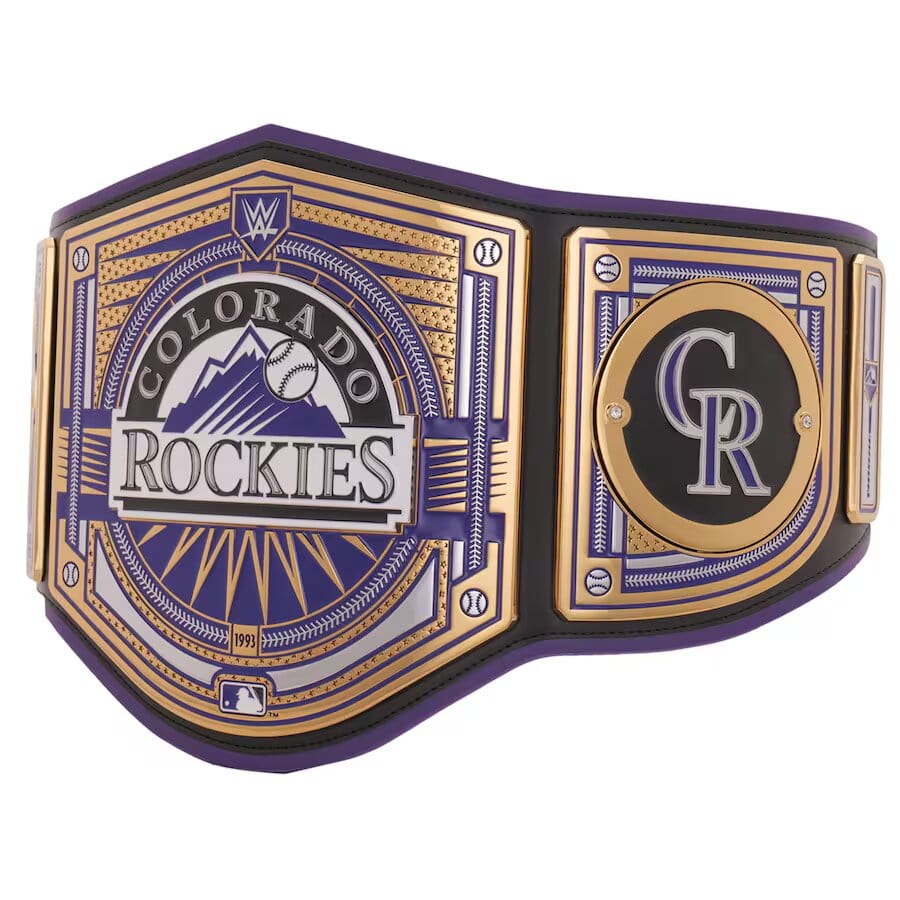 Colorado Rockies Legacy Replica Wrestling Title Belt