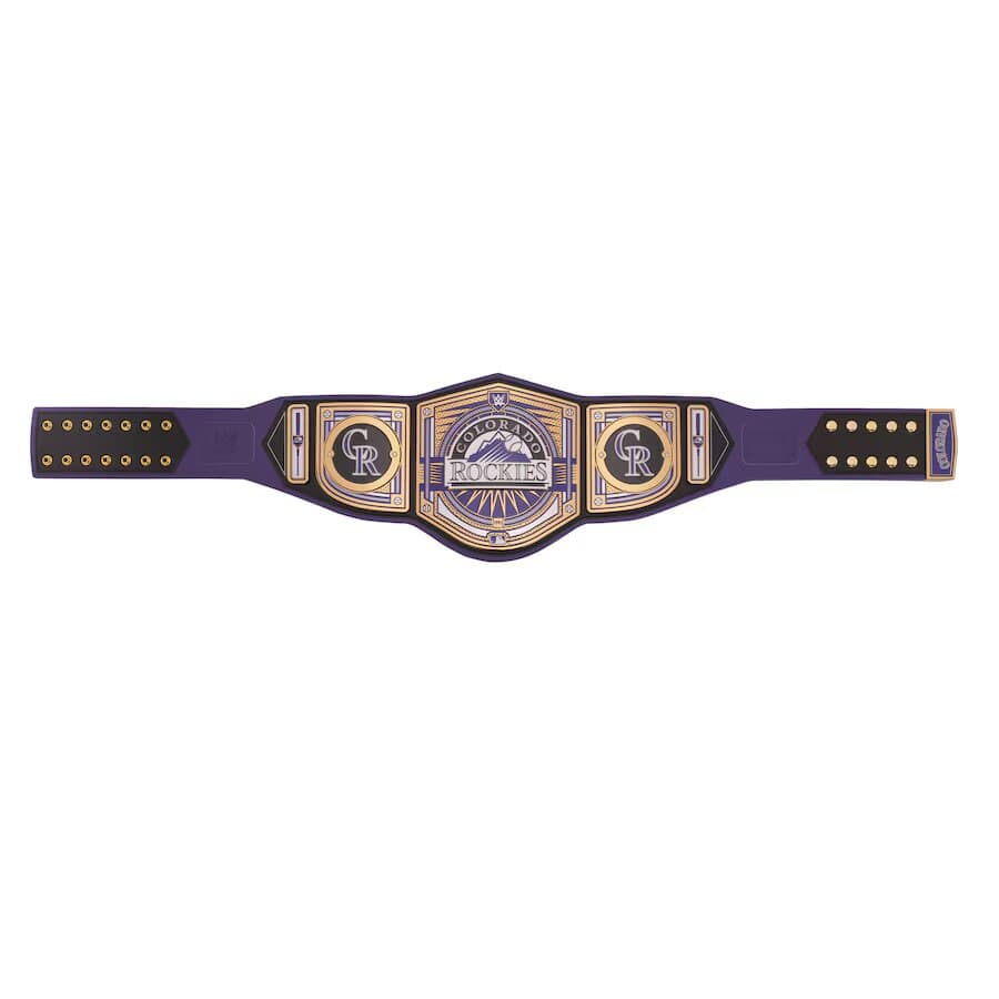 Colorado Rockies Legacy Replica Wrestling Title Belt