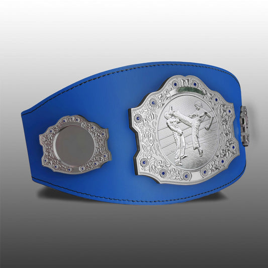 SILVER CHAMPIONSHIP BELT - XXLMIDI/S/KICKBOXS