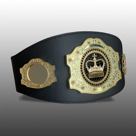 GOLD CHAMPIONSHIP BELT - XXLMIDI/G/BLACKGEMG