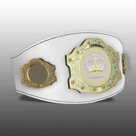 GOLD CHAMPIONSHIP BELT - XXLMIDI/G/WHITEGEMG