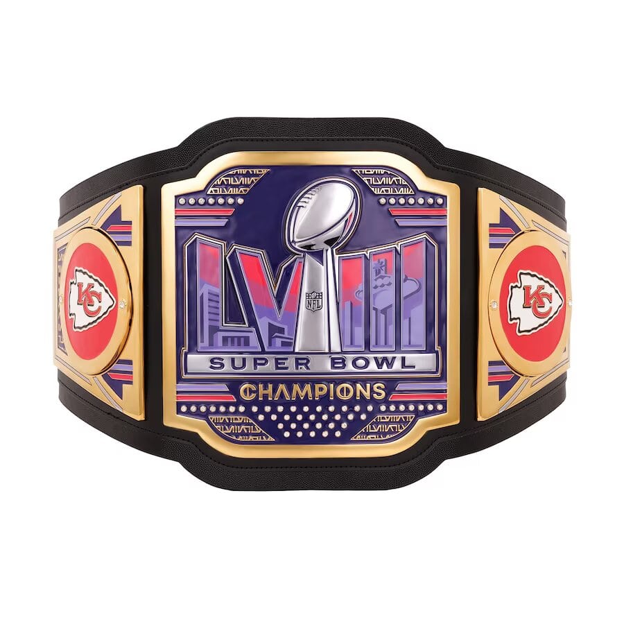 Kansas City Chiefs Super Bowl LVIII Champions Legacy Replica Title Wrestling belt