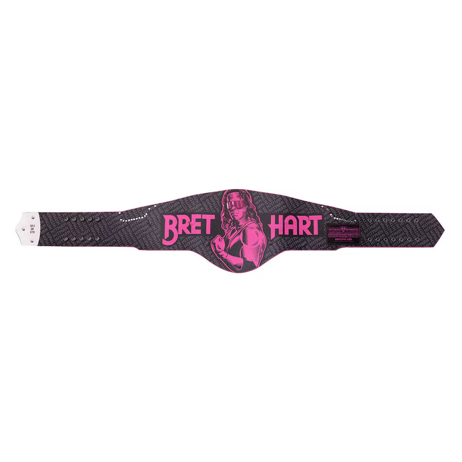 NEW  Bret Hart Legacy Championship Replica Title Belt