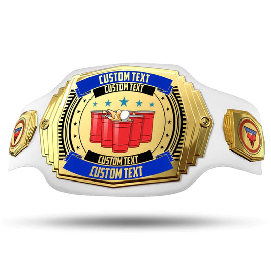 Beer Pong 6lb Customizable Championship Belt