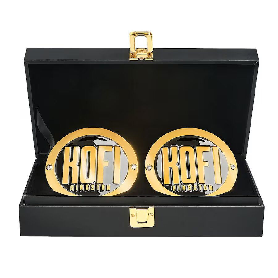 Kofi Kingston Championship Replica Side Plate Box Set