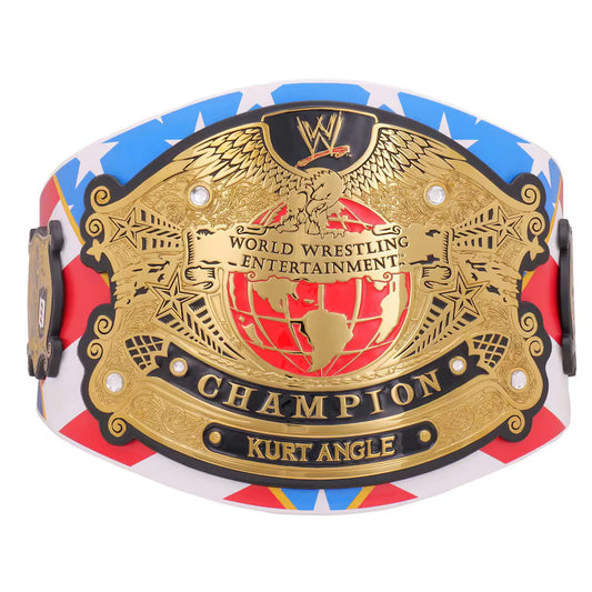 NEW  Kurt Angle Signature Series Replica Title Belt