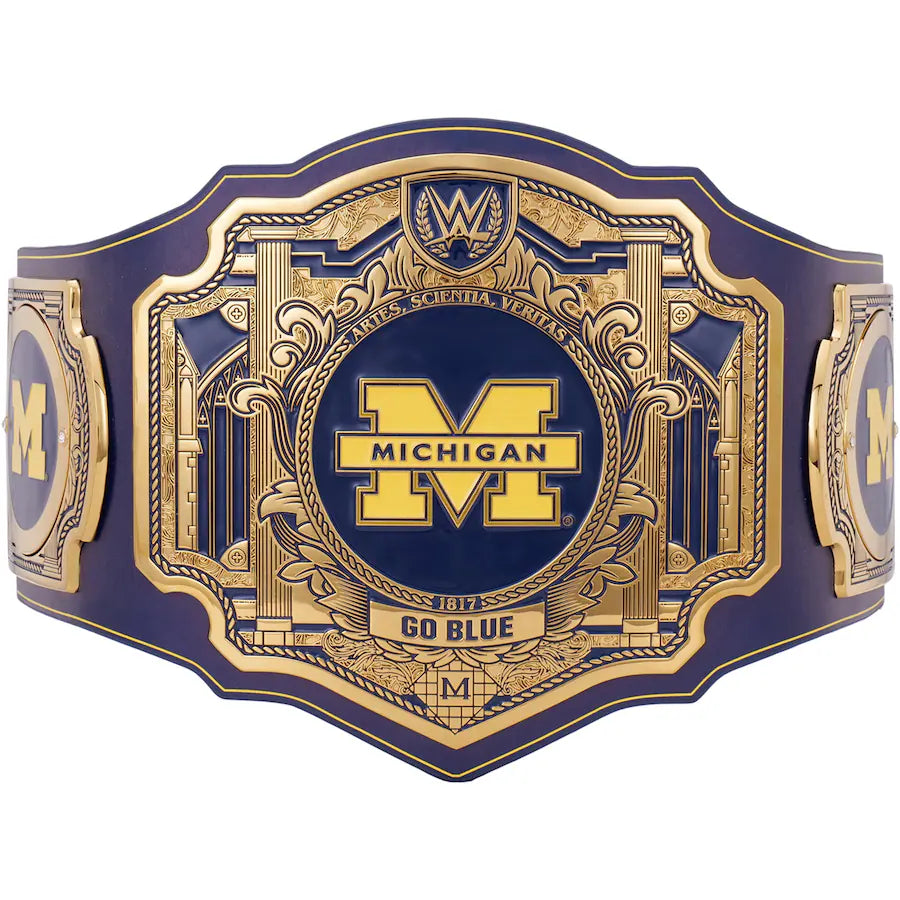 Michigan Wolverines Legacy Replica Title wrestling Belt