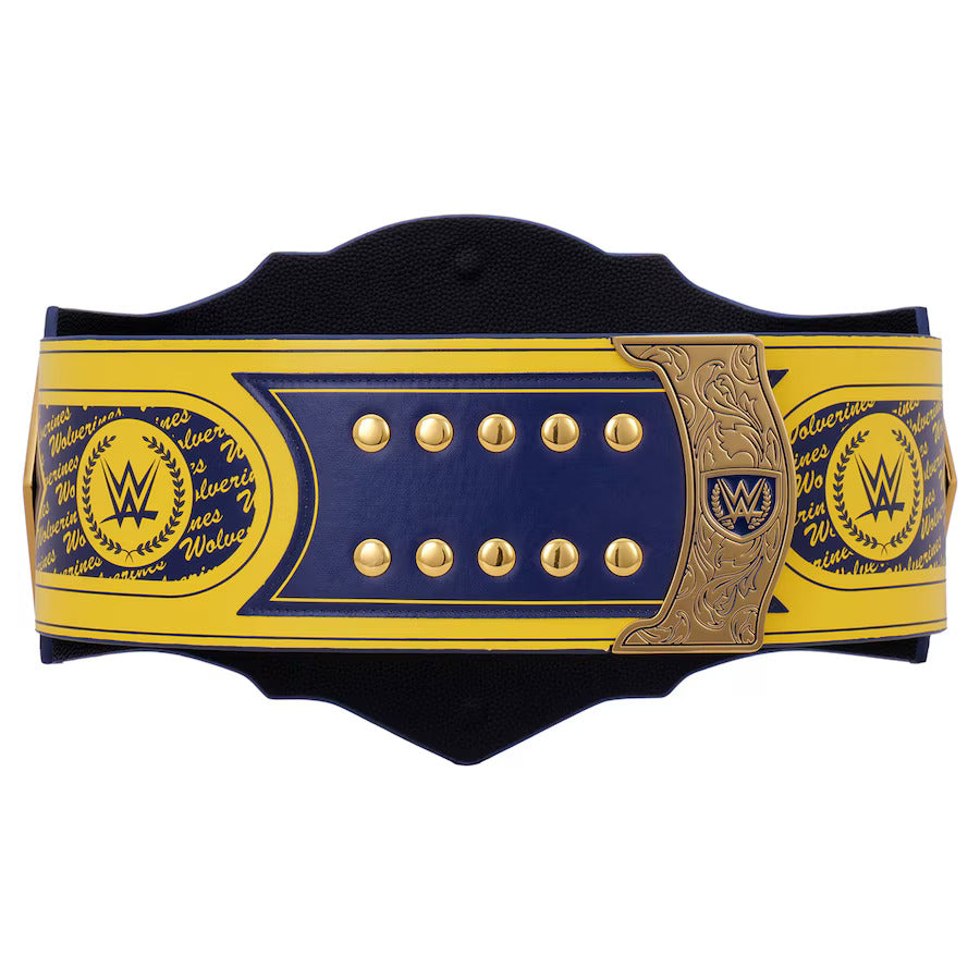 Michigan Wolverines Legacy Replica Title wrestling Belt