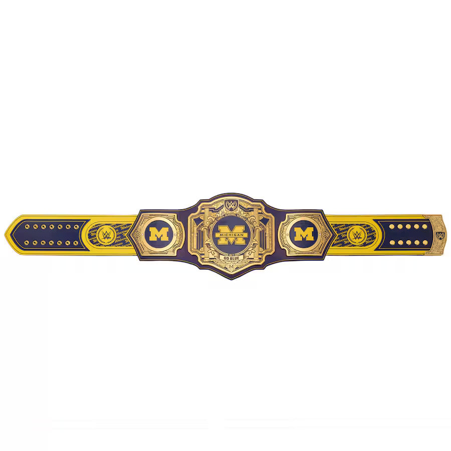 Michigan Wolverines Legacy Replica Title wrestling Belt