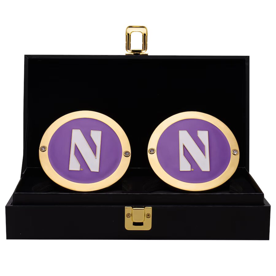 Northwestern Wildcats Championship Replica Side Plate Box Set