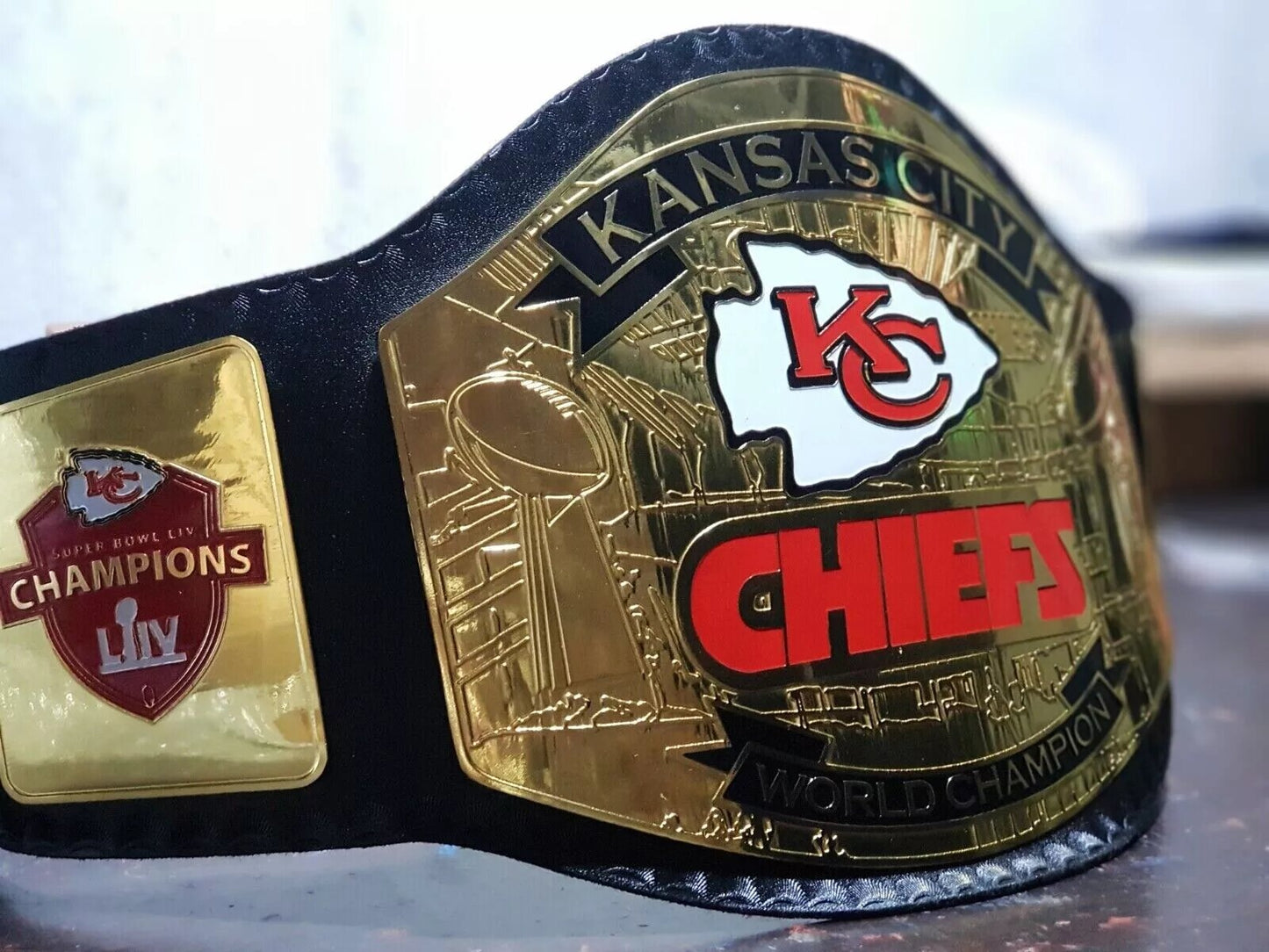 KC KANSAS CITY CHIEFS Super Bowl Replica Title Wrestling BELT&nbsp;