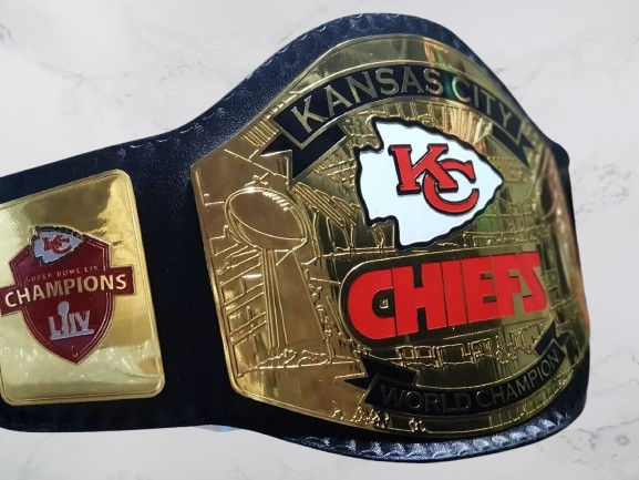 KC KANSAS CITY CHIEFS Super Bowl Replica Title Wrestling BELT&nbsp;