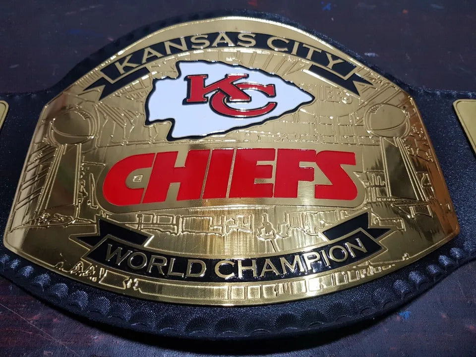 KC KANSAS CITY CHIEFS Super Bowl Replica Title Wrestling BELT&nbsp;