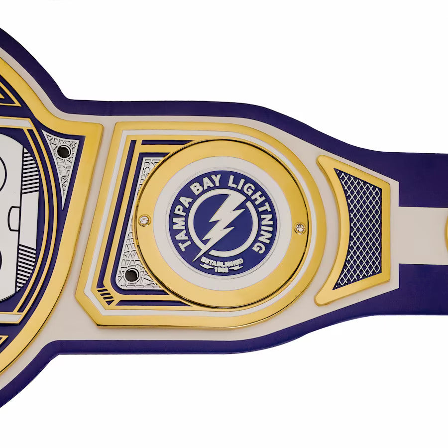 NEW Tampa Bay Lightning Legacy Replica Title Belt