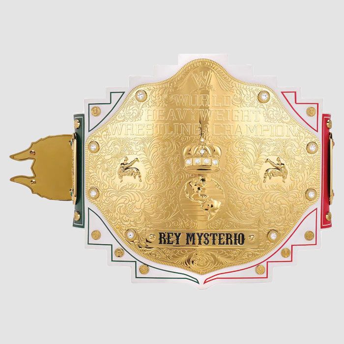 Rey Mysterio Belt 20th Anniversary Signature Series Championship Replica Title belt